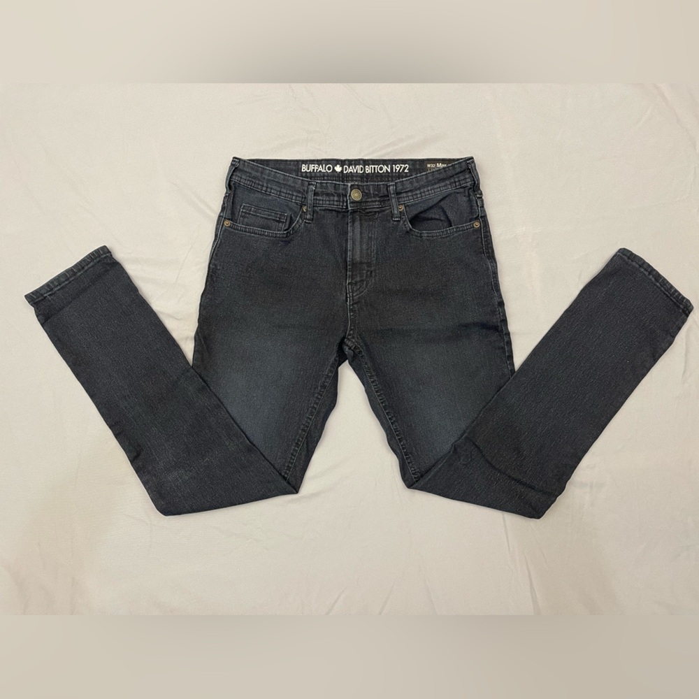 Buffalo David Bitton Max-X Slim Stretch Jeans Dark Wash W32 L32